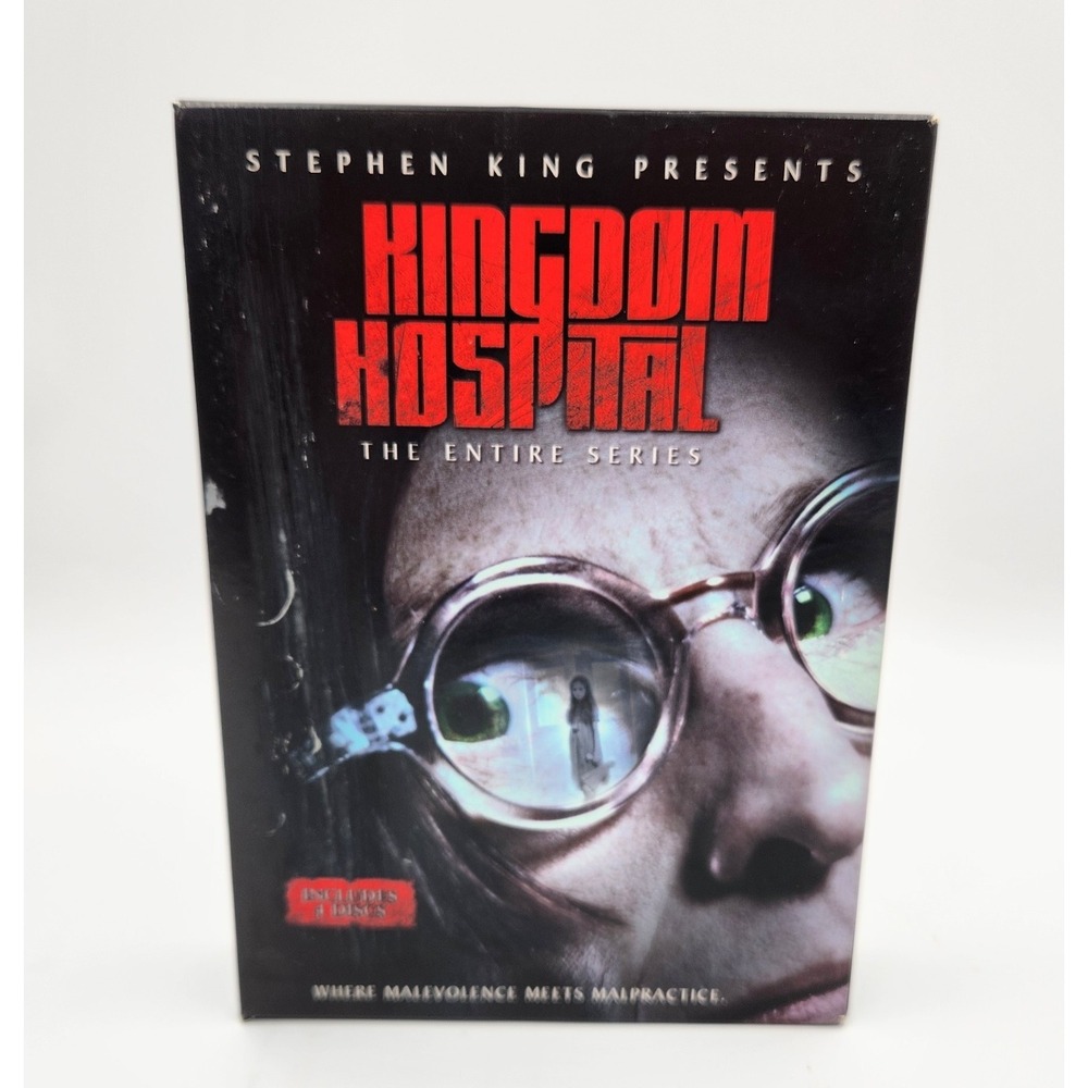 Kingdom Hospital The‎ Entire Series 2004 DVD 4 Disc Set Stephen King Presents